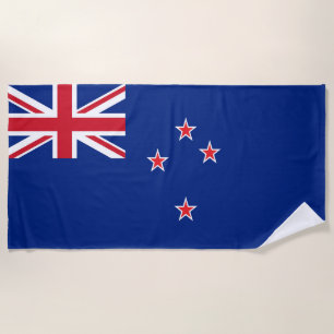 New Zealand flag Beach Towel