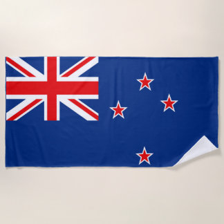 New Zealand flag Beach Towel