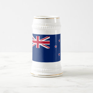 New Zealand Flag Beer Stein
