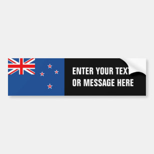 New Zealand Flag Bumper Sticker