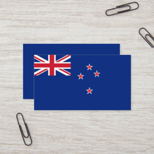 New Zealand flag Business Card