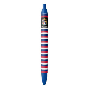 New Zealand Flag Cute Patriotic Black Ink Pen