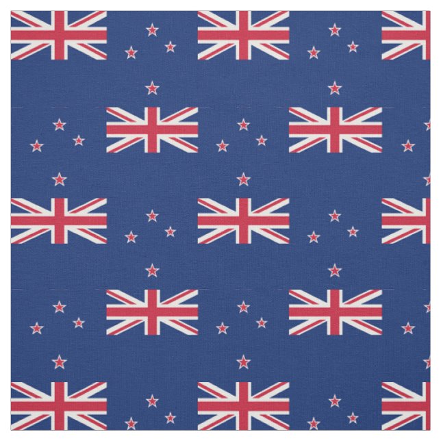 New Zealand Flag Fabric (Swatch)