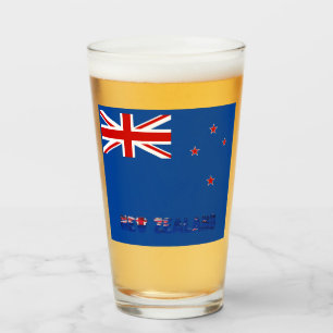 New Zealand flag Glass