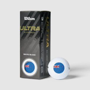 New Zealand flag Golf Balls