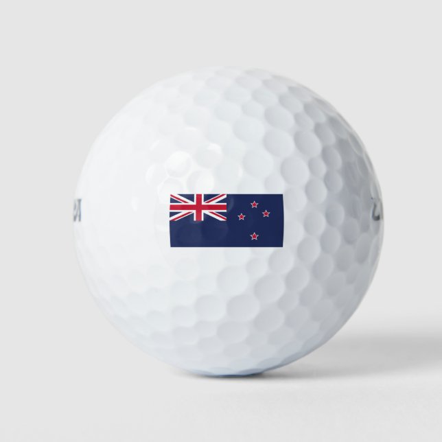 New Zealand Flag Golf Balls (Front)