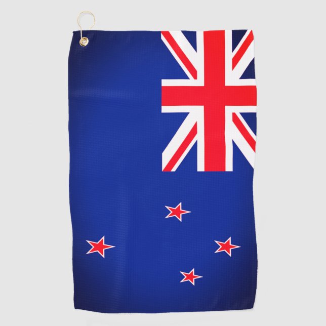 New Zealand Flag Golf Towel (Front)