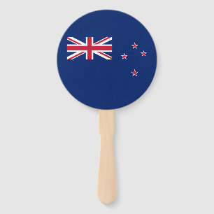 New Zealand Flag Hand Fan