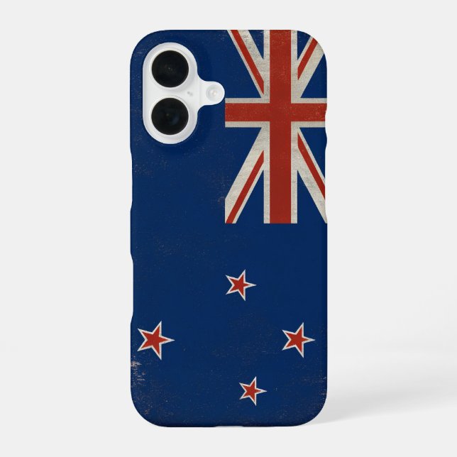 New Zealand Flag iPhone 16 Case (Back)