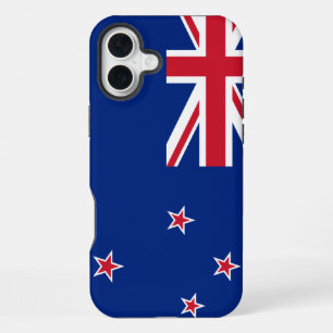 New Zealand Flag iPhone 16 Plus Case