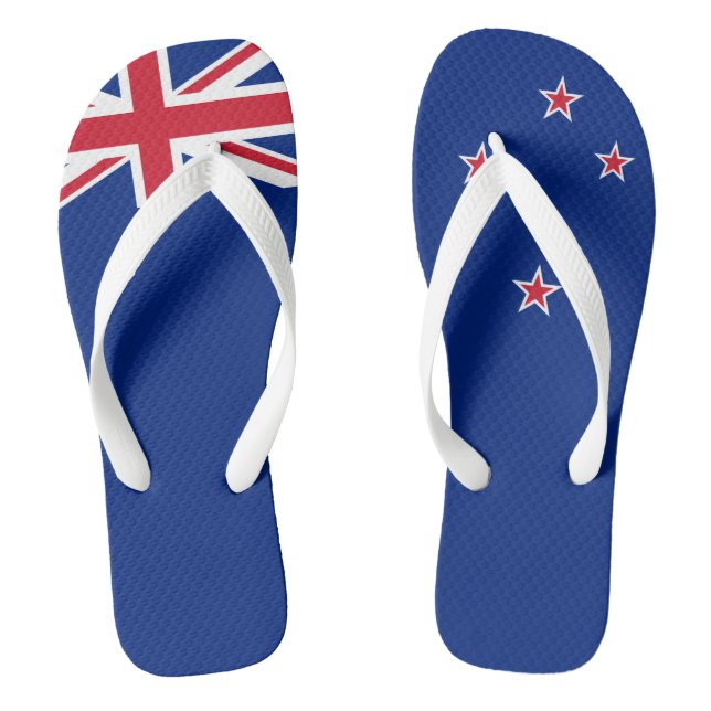 New Zealand flag Jandals (Footbed)