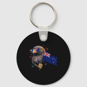 New zealand flag key ring