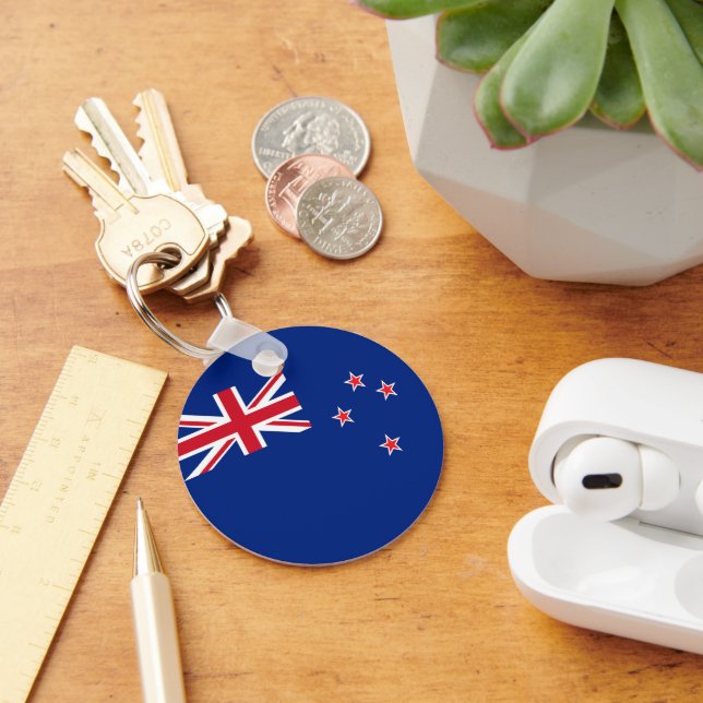New Zealand flag Key Ring (Desk)