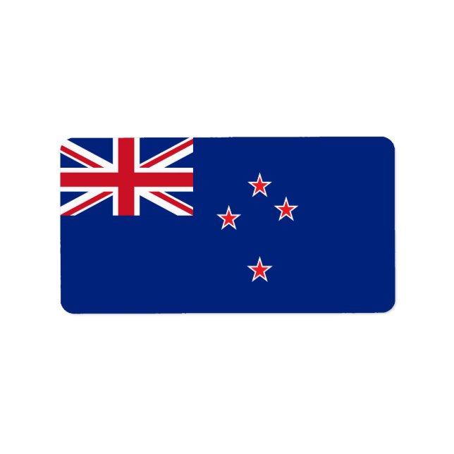 New Zealand flag Label (Front)