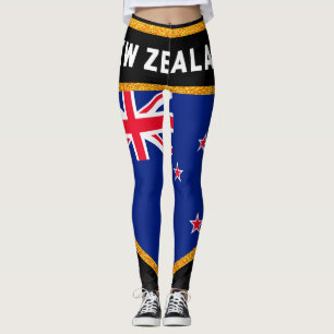 New Zealand Flag Leggings