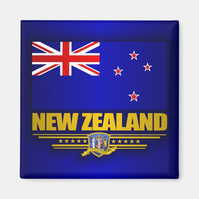 New Zealand Flag Magnet (Front)