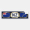 New Zealand Flag Map Code Bumper Sticker