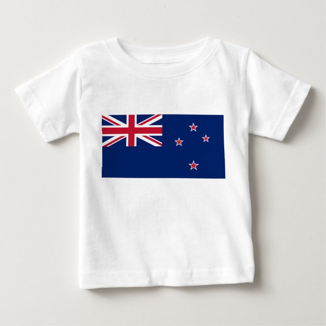 New Zealand Flag (NZ) Baby T-Shirt (Front)