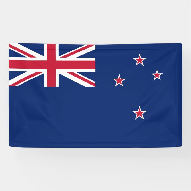 New Zealand Flag (NZ) Banner (Horizontal)