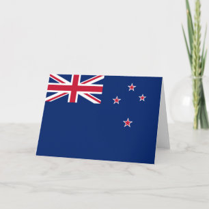 New Zealand Flag (NZ) Card