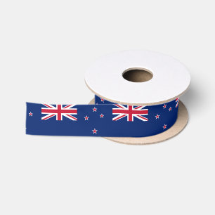 New Zealand Flag (NZ) Satin Ribbon