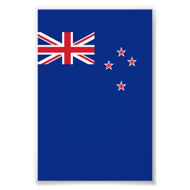 New Zealand flag Photo Print (Front)