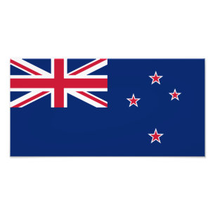 New Zealand Flag Photo Print