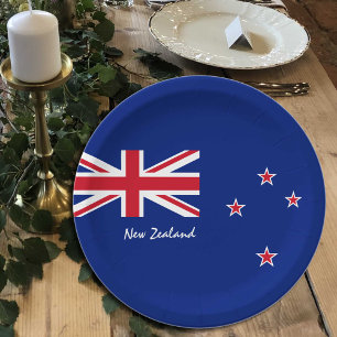 New Zealand flag plates, party, birthday /sports Paper Plate