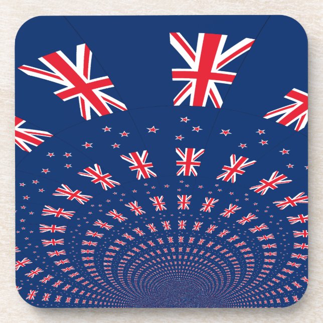 New Zealand flag.png Coaster (Front)