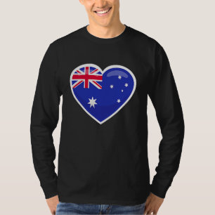 New Zealand Flag Pocket Heart T-Shirt