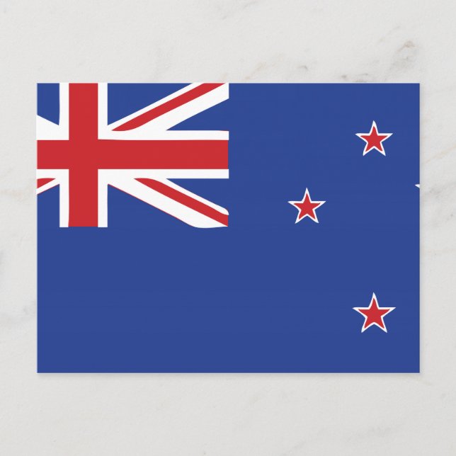 New Zealand Flag Postcard (Front)