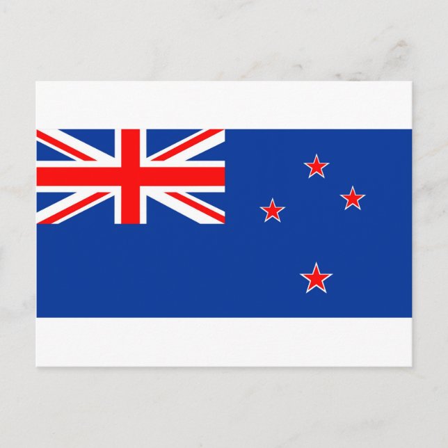 New Zealand flag Postcard (Front)