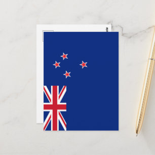 New Zealand flag Postcard
