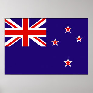 New Zealand Flag Poster