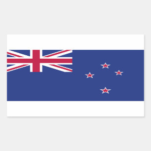 New Zealand Flag Rectangular Sticker