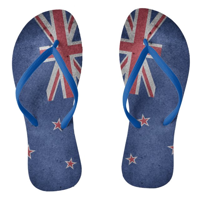 NEW ZEALAND FLAG RETRO JANDALS (Footbed)