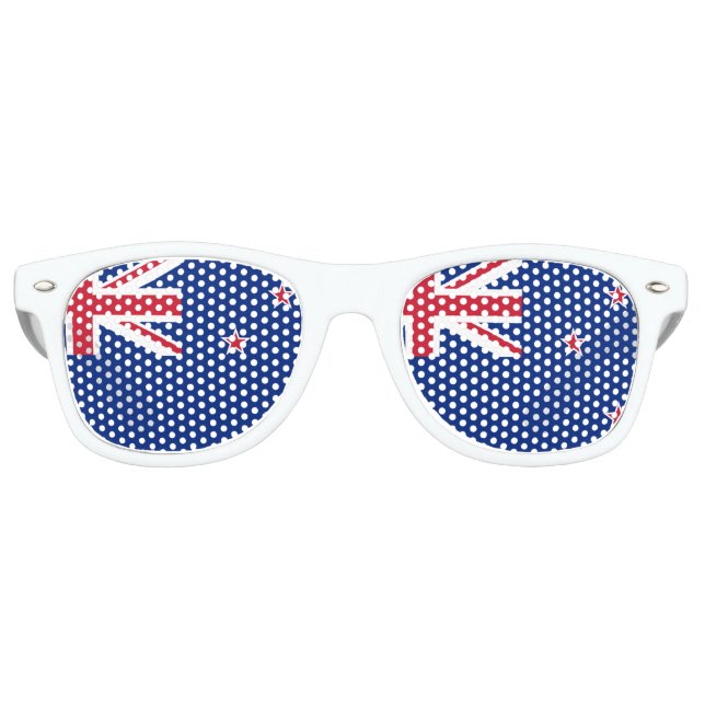New Zealand Flag Retro Sunglasses (Front)