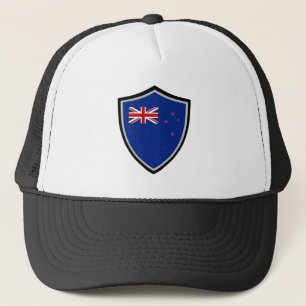 New Zealand flag trucker hat