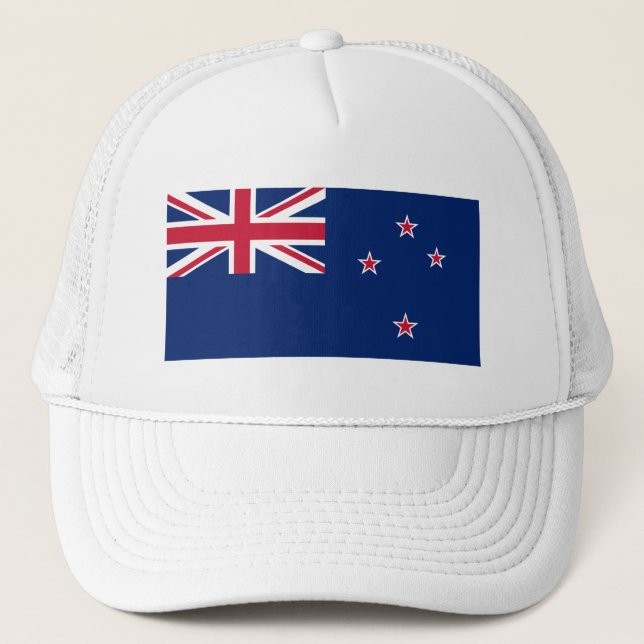 New Zealand Flag Trucker Hat (Front)