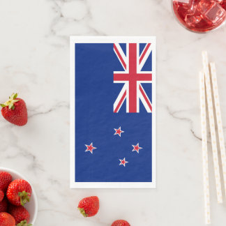 New Zealand Flag: Union Jack, Southern Cross Stars Napkin