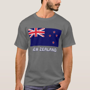 New Zealand Flag with Name T-Shirt