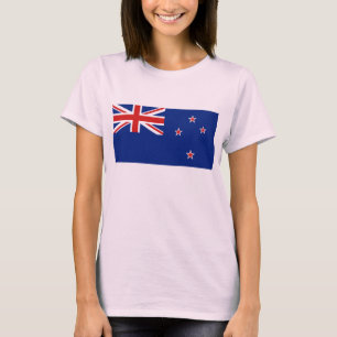 New Zealand Flag x Map T-Shirt