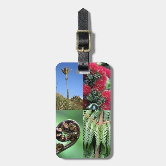 New Zealand flora nature scenics Luggage Tag (Front Vertical)