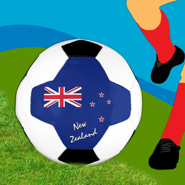 New Zealand Football & New Zealand Flag / Sport Soccer Ball (Creator Uploaded)