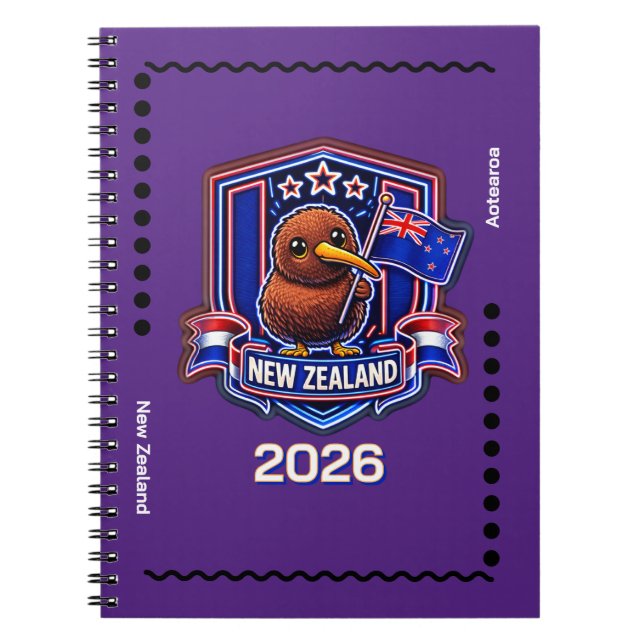 New Zealand Kids Notebook (Front)