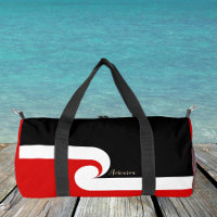 New Zealand, kit bag, Maori Flag, Wave / Surf