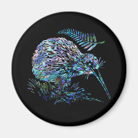 NEW ZEALAND KIWI AND FERN PAUA