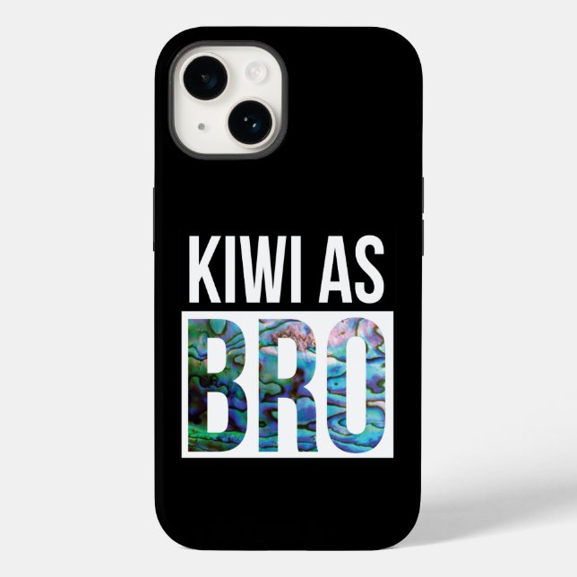 NEW ZEALAND KIWI AS BRO PAUA Case-Mate iPhone CASE (Back)