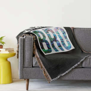 NEW ZEALAND KIWI AS BRO PAUA THROW BLANKET