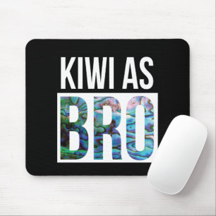 NEW ZEALAND KIWI AS BRO SIMPLE PAUA MOUSE PAD